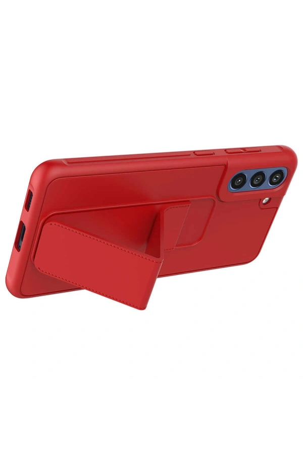 Galaxy S21 FE Kılıf Zore Qstand Kapak