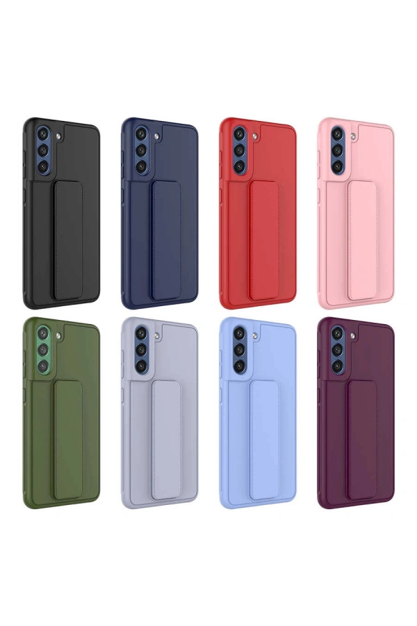 Galaxy S21 FE Kılıf Zore Qstand Kapak