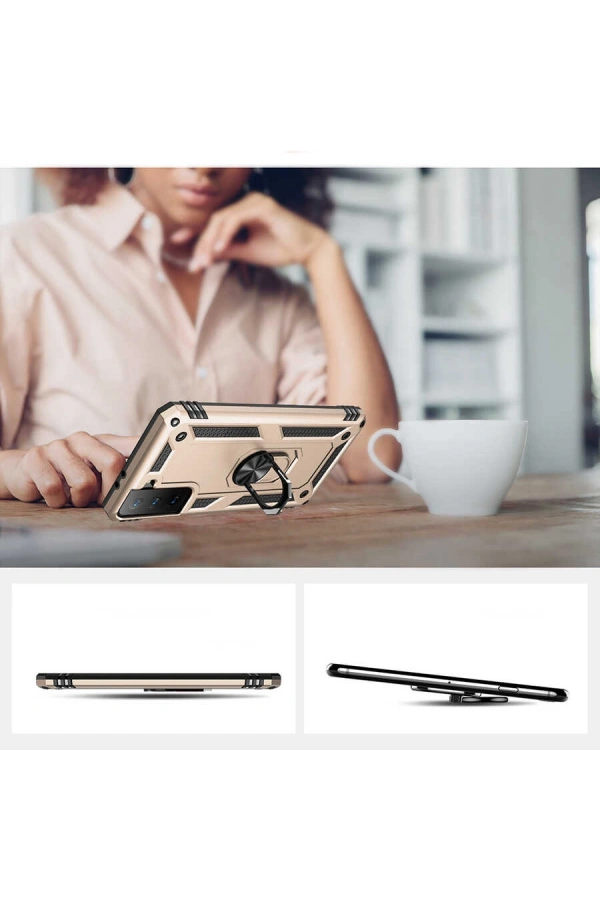 Galaxy S21 Kılıf Zore Vega Kapak