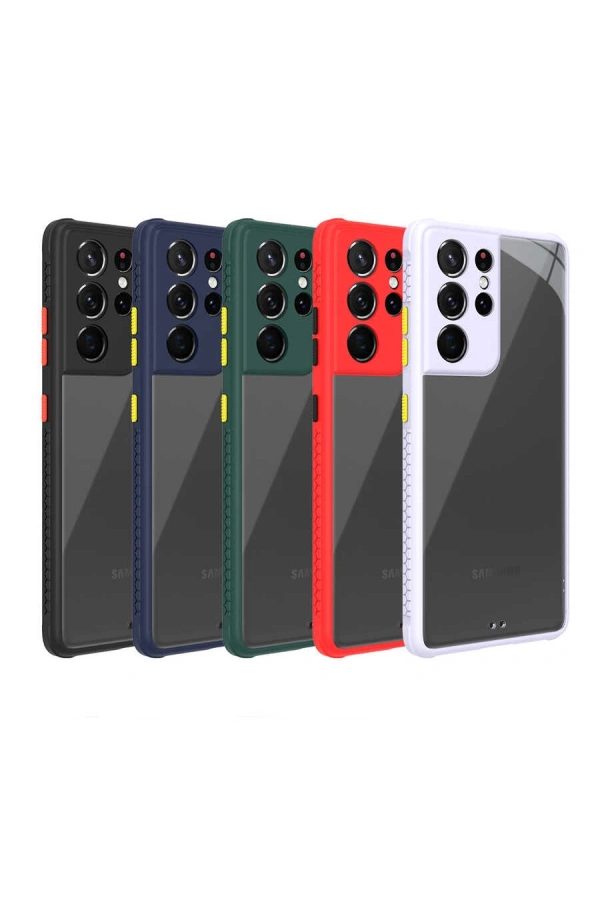 Galaxy S21 Ultra Kılıf ​​Zore Kaff Kapak