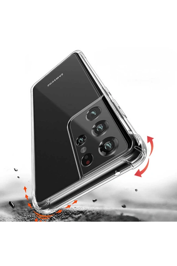 Galaxy S21 Ultra Kılıf Zore Nitro Anti Shock Silikon
