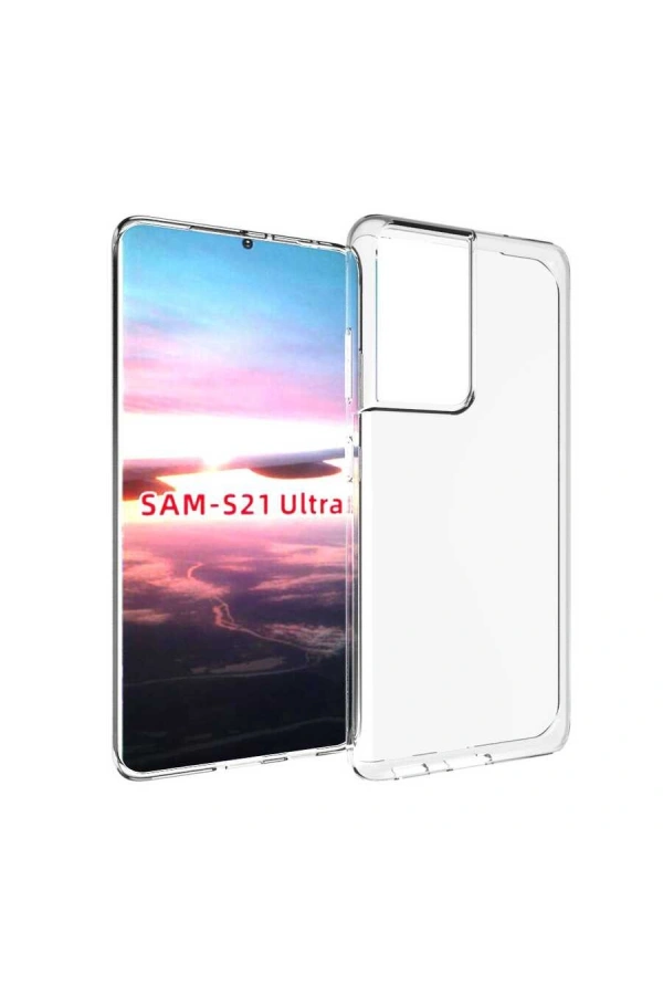 Galaxy S21 Ultra Kılıf Zore Süper Silikon Kapak
