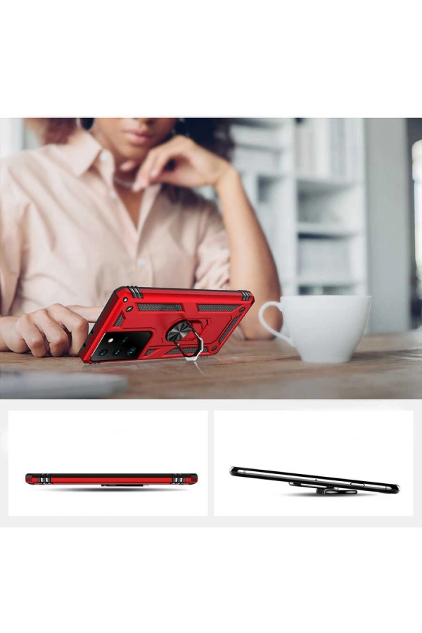 Galaxy S21 Ultra Kılıf Zore Vega Kapak