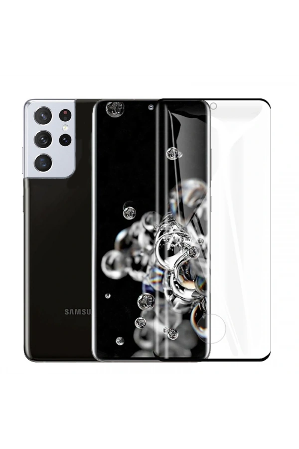 Galaxy S21 Ultra Zore Süper Pet Ekran Koruyucu Jelatin