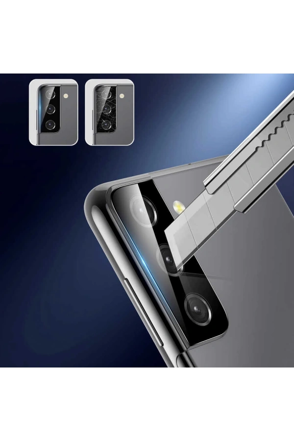 Galaxy S21 Zore Kamera Lens Koruyucu Cam Filmi