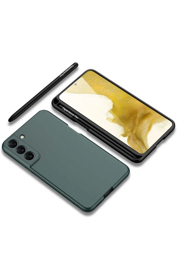 Galaxy S22 Kılıf Zore Kalemli Kıpta Kapak