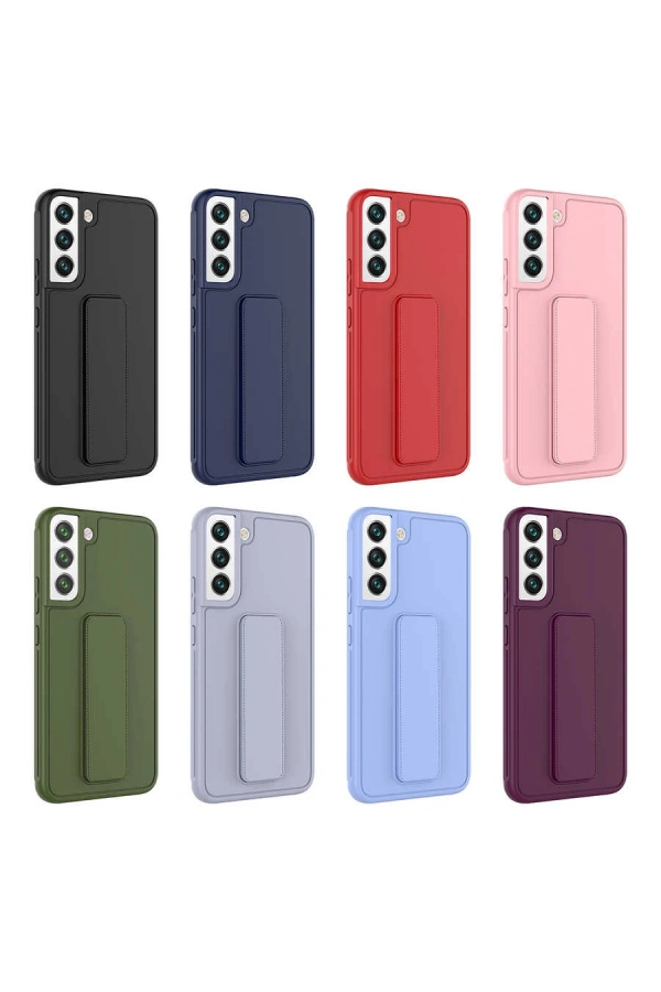 Galaxy S22 Kılıf Zore Qstand Kapak