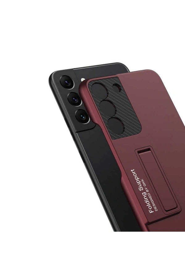 Galaxy S22 Kılıf Zore Standlı Ays Kapak