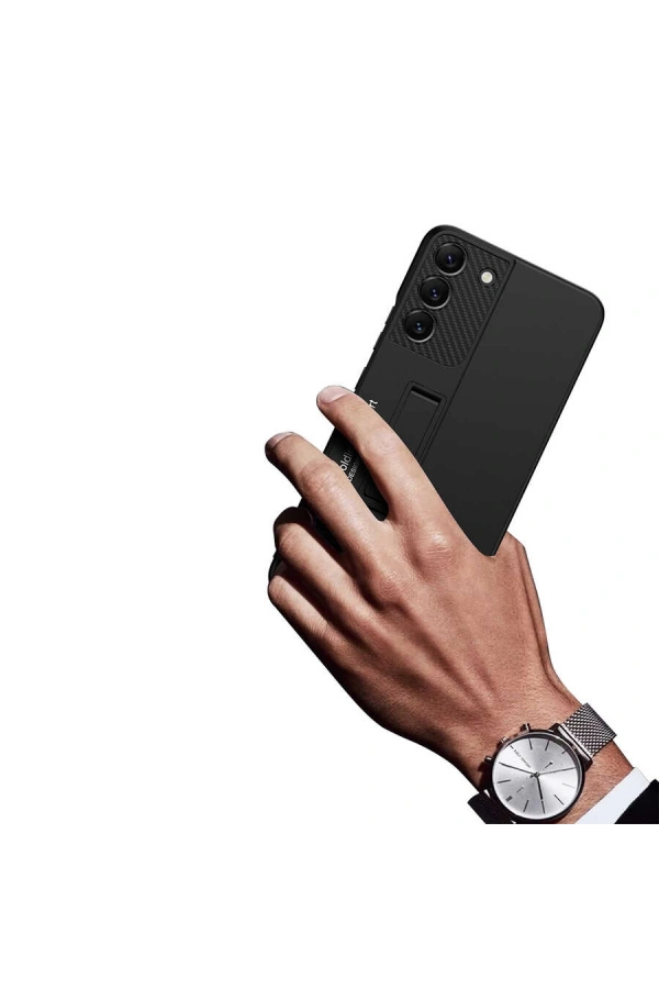 Galaxy S22 Kılıf Zore Standlı Ays Kapak