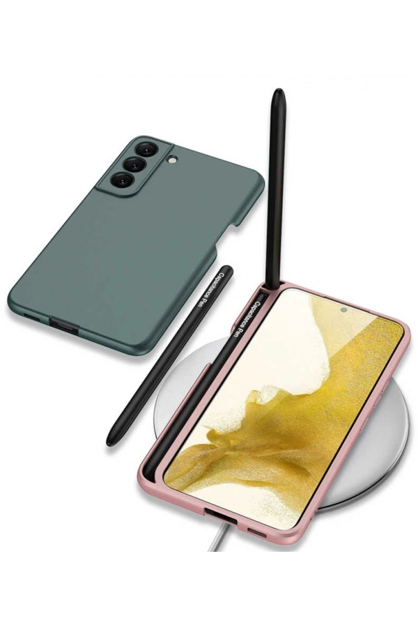 Galaxy S22 Plus Kılıf Zore Kalemli Kıpta Kapak