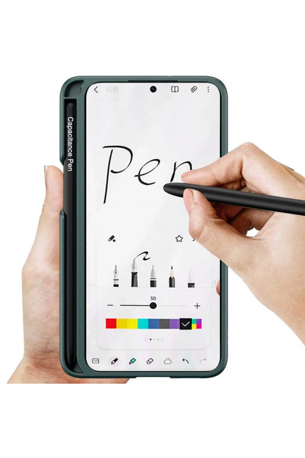 Galaxy S22 Plus Kılıf Zore Kalemli Kıpta Kapak