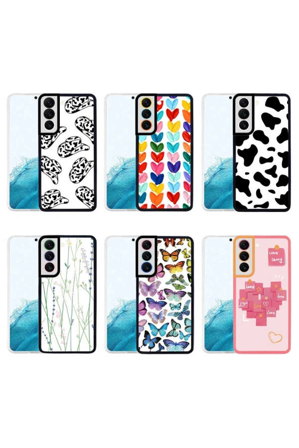 Galaxy S22 Plus Kılıf Zore M-Fit Desenli Kapak