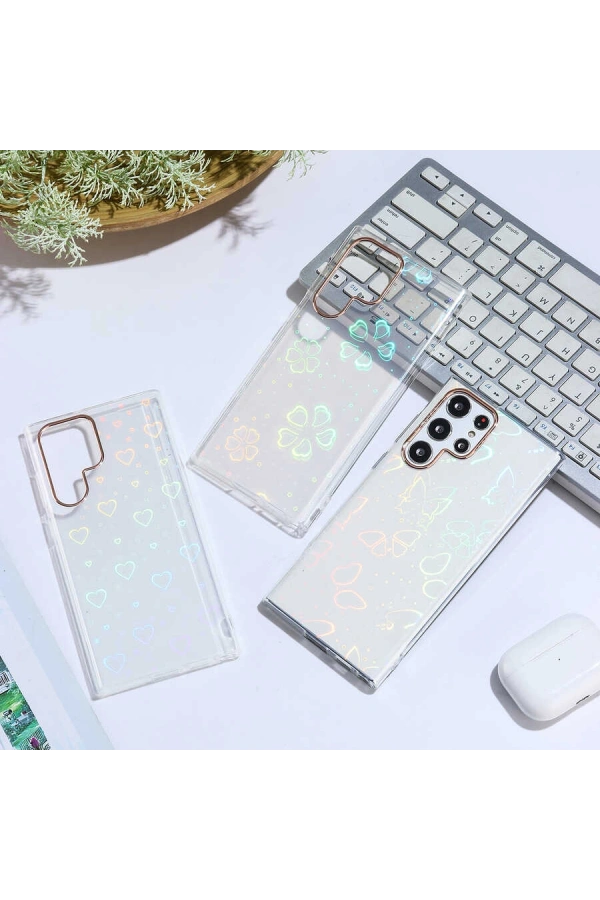 Galaxy S22 Ultra Kılıf Zore Sidney Desenli Sert Kapak