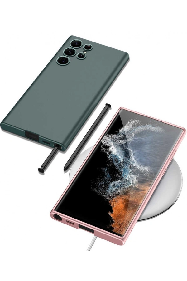 Galaxy S22 Ultra Kılıf Zore Silikon Kıpta Kapak