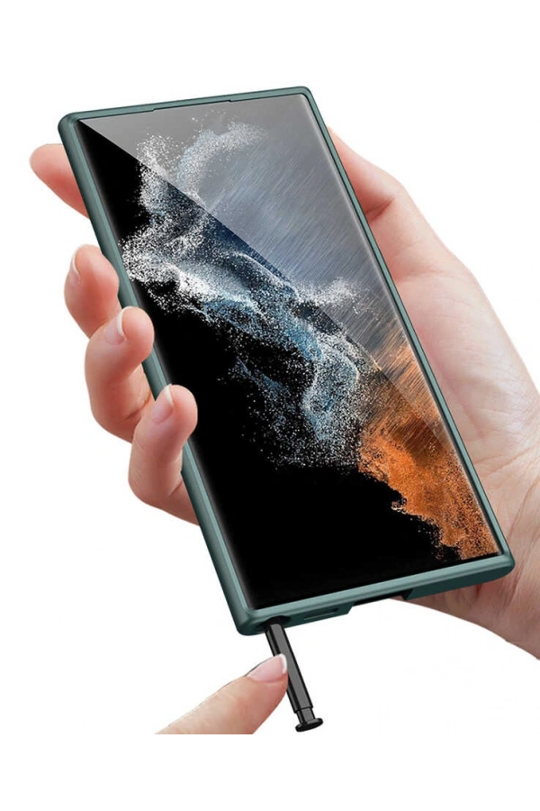 Galaxy S22 Ultra Kılıf Zore Silikon Kıpta Kapak