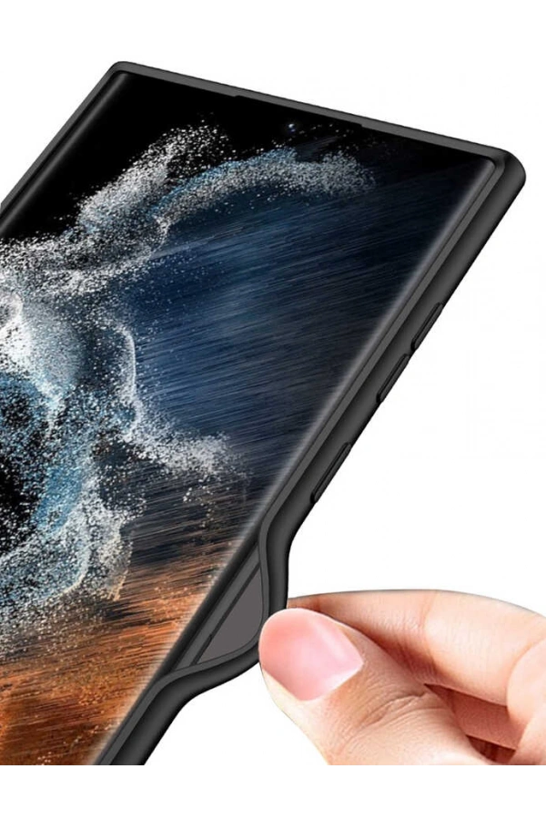 Galaxy S22 Ultra Kılıf Zore Silikon Kıpta Kapak