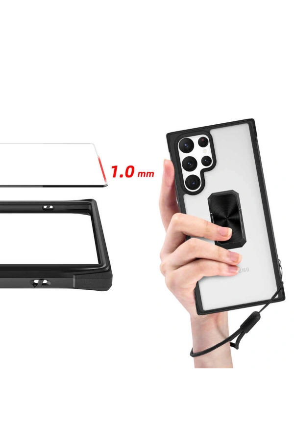 Galaxy S22 Ultra Kılıf Zore V-Bax Kapak