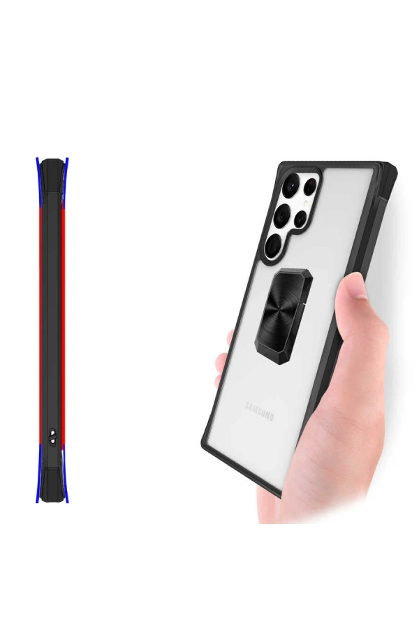 Galaxy S22 Ultra Kılıf Zore V-Bax Kapak