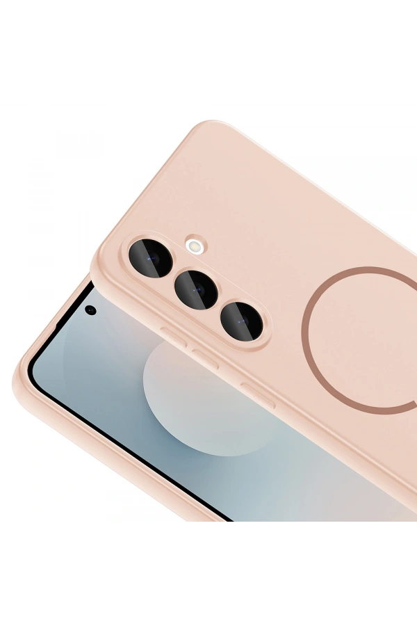 Galaxy S23 FE Kılıf M-safe Şarj Özellikli Zore Meta Kapak