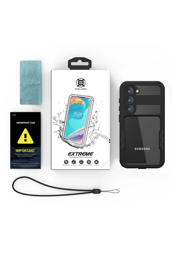 Galaxy S23 Kılıf 1-1 Su Geçirmez Kılıf