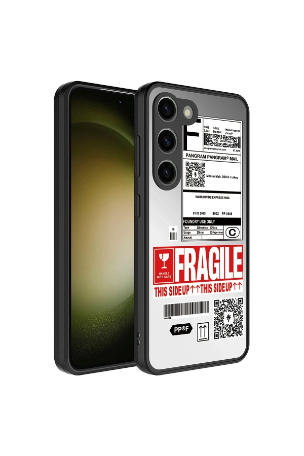 Galaxy S23 Kılıf Aynalı Desenli Kamera Korumalı Parlak Zore Mirror Kapak