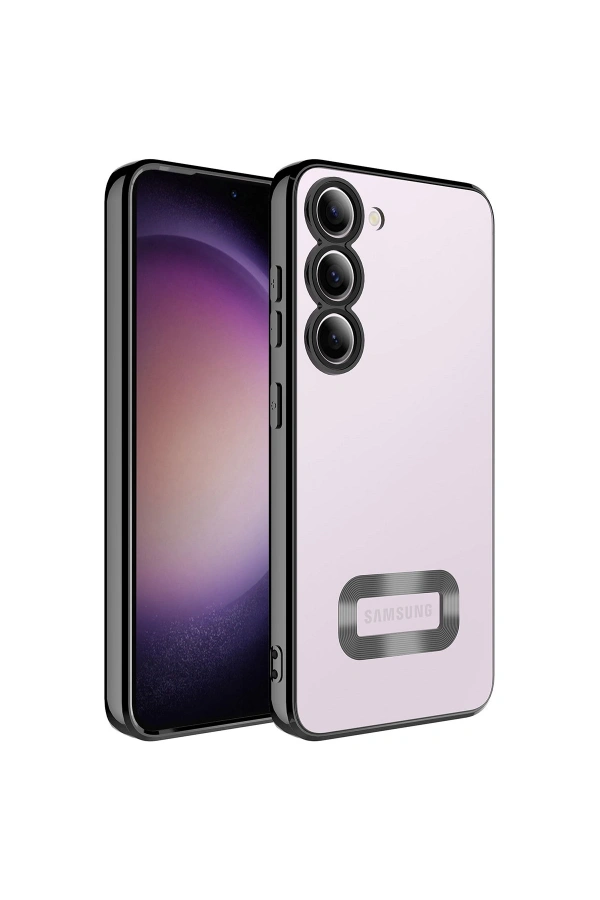 Galaxy S23 Kılıf Kamera Korumalı Logo Gösteren Zore Omega Kapak