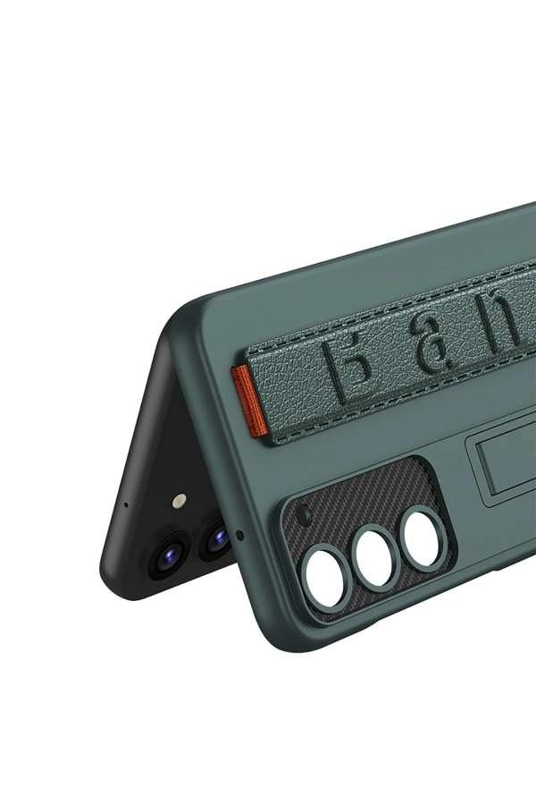 Galaxy S23 Kılıf Standlı El Tutacaklı Zore Band Kapak