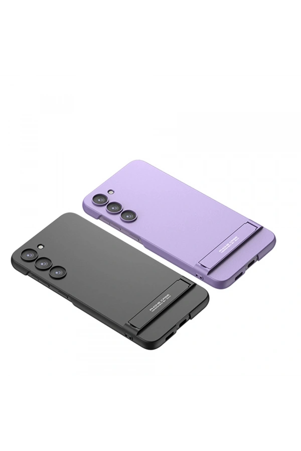 Galaxy S23 Kılıf Zore Kamera Korumalı Dikey Standlı Ays Kapak