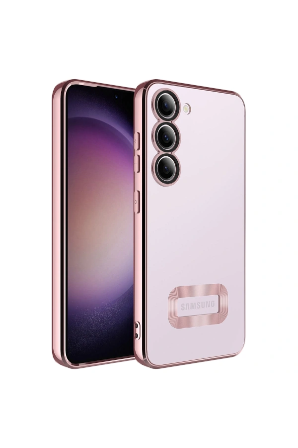 Galaxy S23 Plus Kılıf Kamera Korumalı Logo Gösteren Zore Omega Kapak
