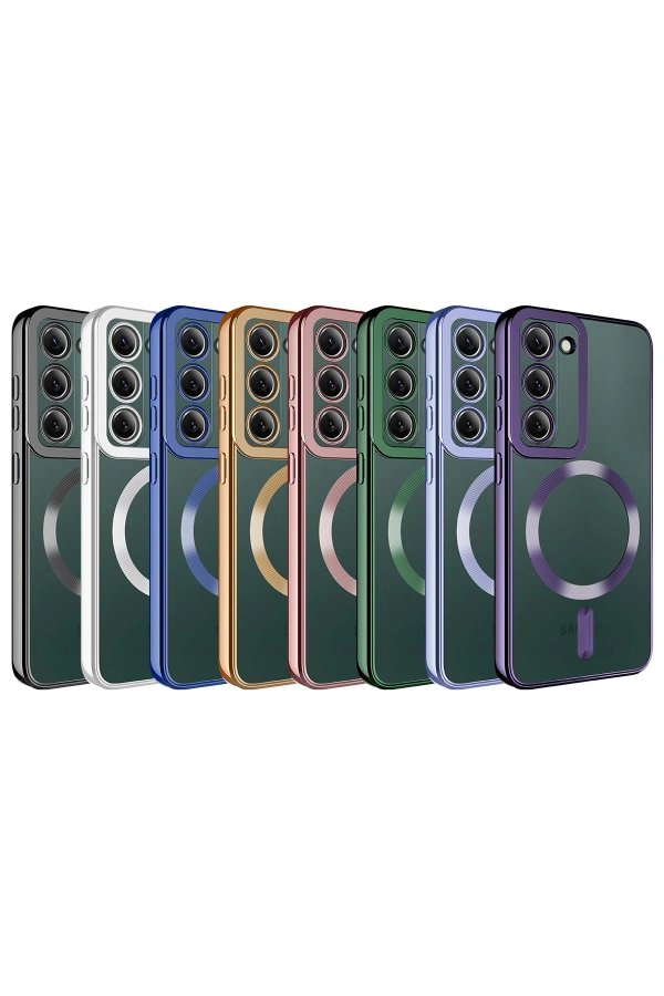 Galaxy S23 Plus Kılıf M-safe Wireless Şarj Özellikli Zore Setro Silikon