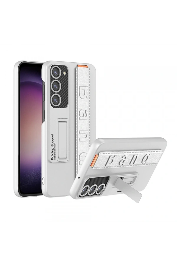 Galaxy S23 Plus Kılıf Standlı El Tutacaklı Zore Band Kapak