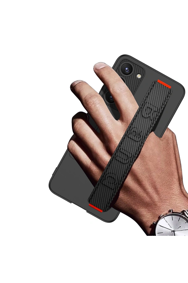 Galaxy S23 Plus Kılıf Standlı El Tutacaklı Zore Band Kapak