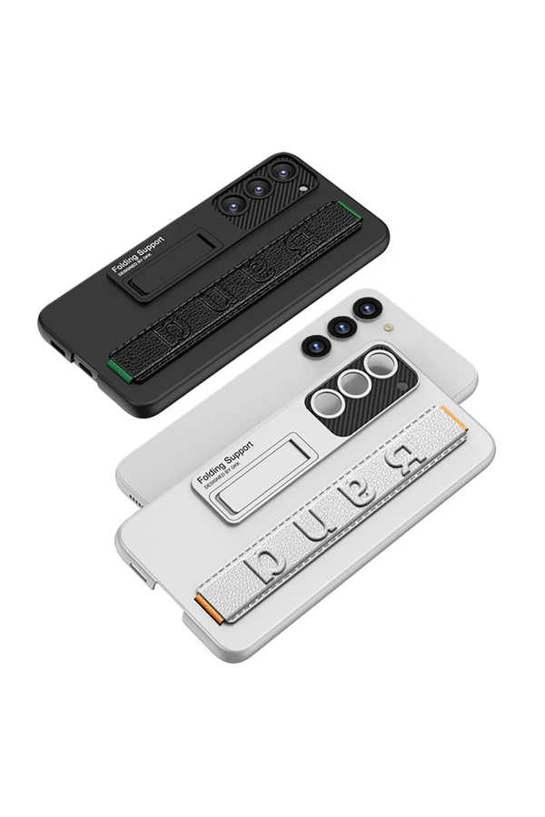 Galaxy S23 Plus Kılıf Standlı El Tutacaklı Zore Band Kapak