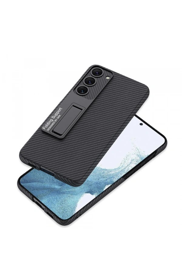 Galaxy S23 Plus Kılıf Zore Kıpta Standlı Kapak