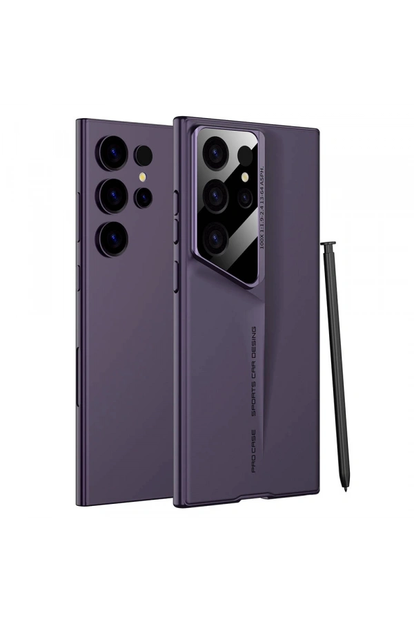 Galaxy S23 Ultra Kılıf Ultra İnce Kamera Korumalı Sert Rubber Zore Procase Kapak