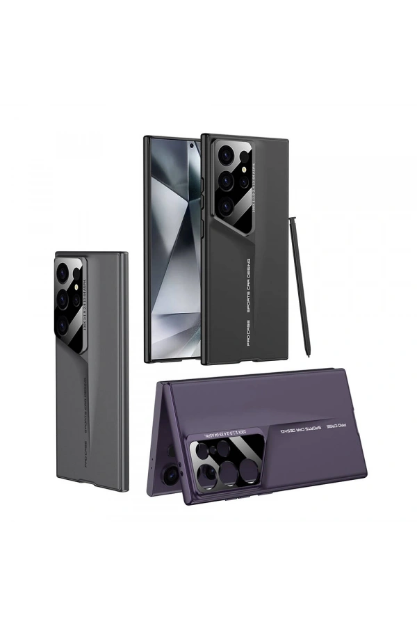 Galaxy S23 Ultra Kılıf Ultra İnce Kamera Korumalı Sert Rubber Zore Procase Kapak