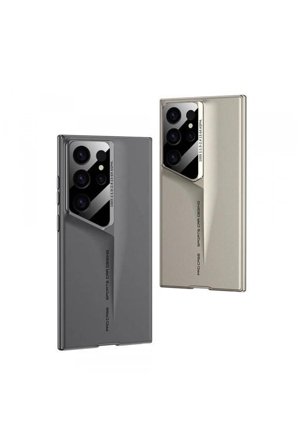 Galaxy S23 Ultra Kılıf Ultra İnce Kamera Korumalı Sert Rubber Zore Procase Kapak