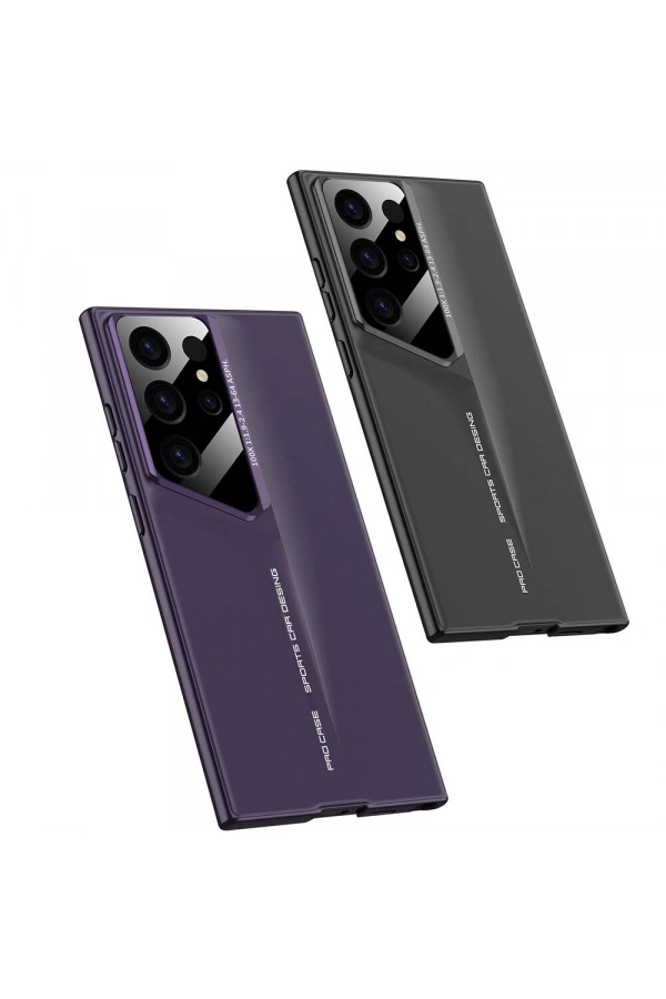 Galaxy S23 Ultra Kılıf Ultra İnce Kamera Korumalı Sert Rubber Zore Procase Kapak