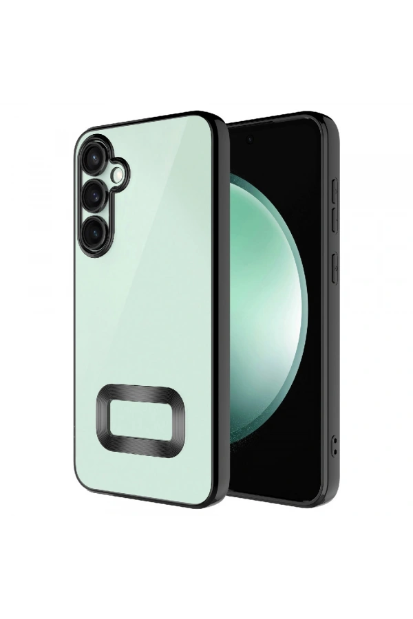 Galaxy S24 FE Kılıf Kamera Korumalı Logo Gösteren Zore Omega Kapak