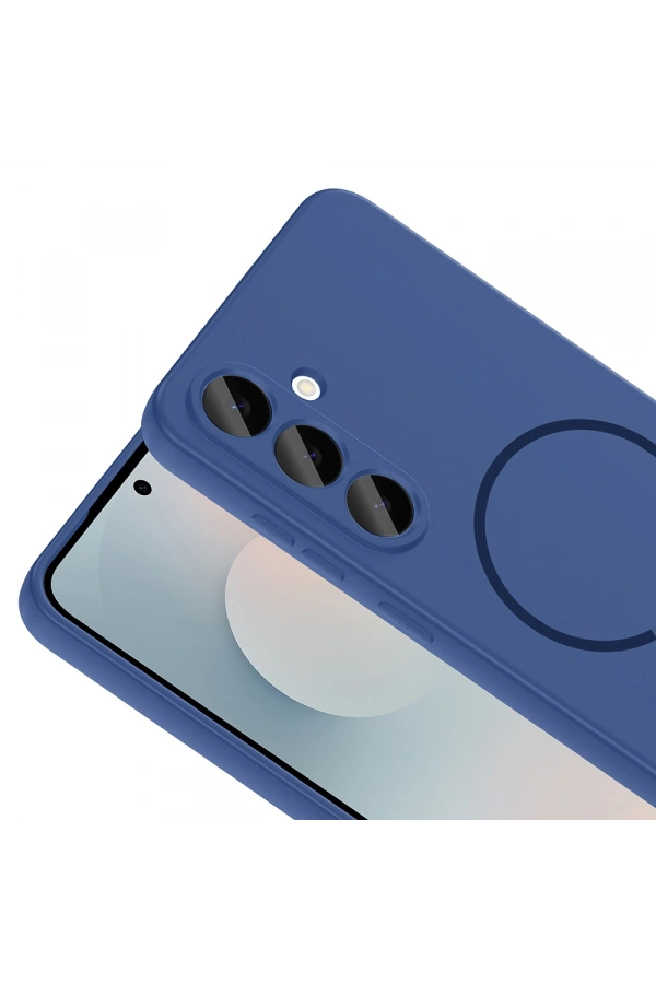 Galaxy S24 FE Kılıf M-safe Şarj Özellikli Zore Meta Kapak