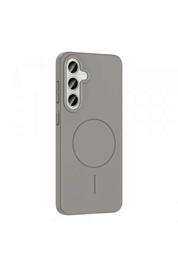 Galaxy S24 FE Kılıf M-safe Şarj Özellikli Zore Ruby Sert Kapak