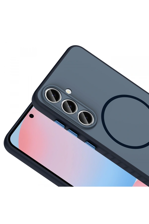 Galaxy S24 FE Kılıf M-safe Şarj Özellikli Zore Tea Kapak