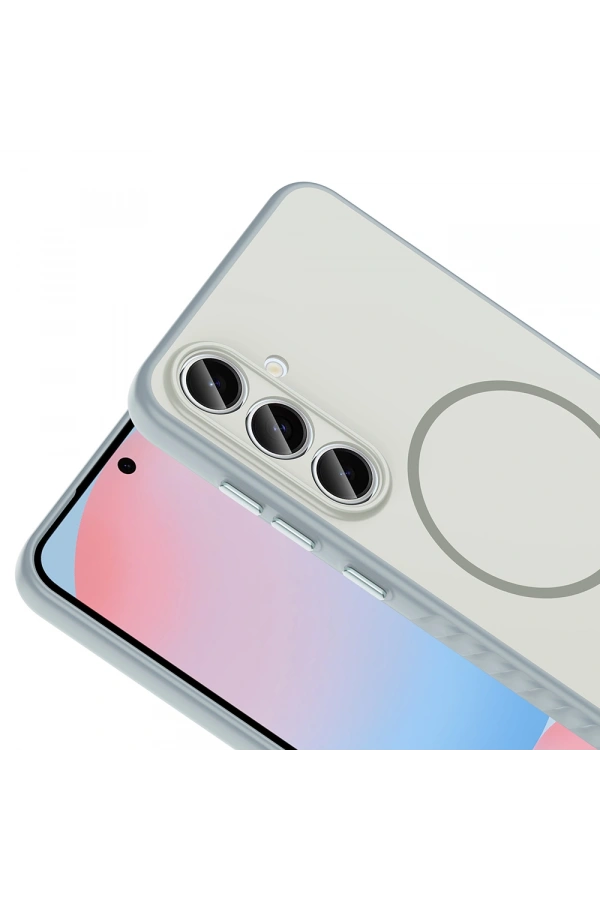 Galaxy S24 FE Kılıf M-safe Şarj Özellikli Zore Tea Kapak