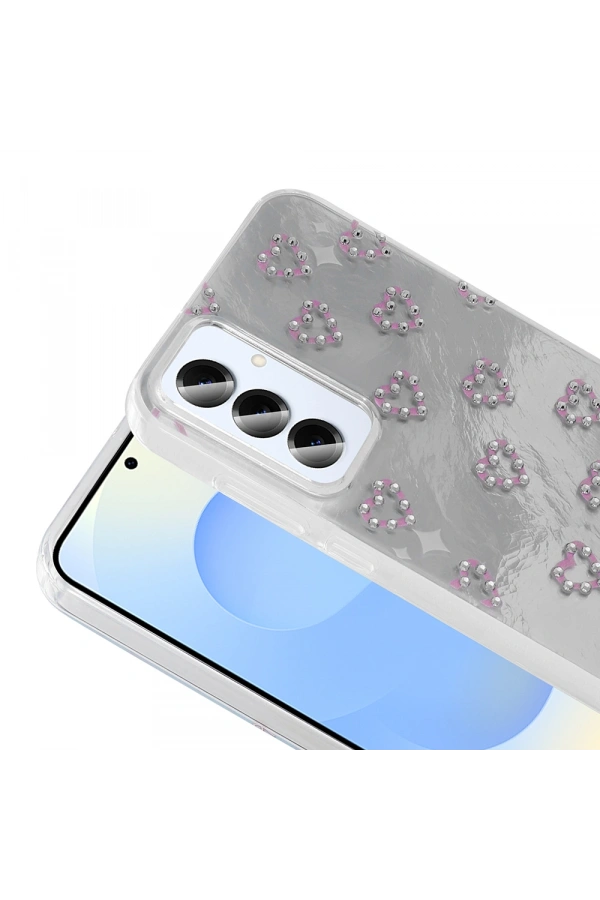 Galaxy S24 Kılıf Kamera Korumalı Figürlü Zore Ponti Silikon Kapak