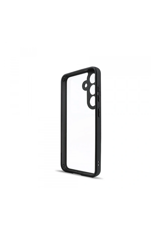Galaxy S24 Kılıf Kamera Korumalı Şeffaf Arka Yüzey Zore New Roll Kapak