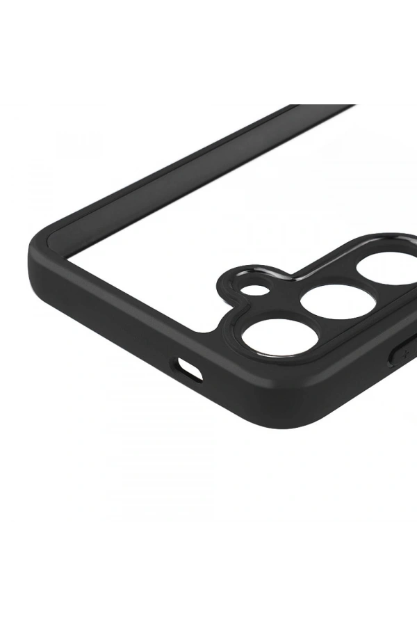 Galaxy S24 Plus Kılıf Kamera Korumalı Şeffaf Arka Yüzey Zore New Roll Kapak