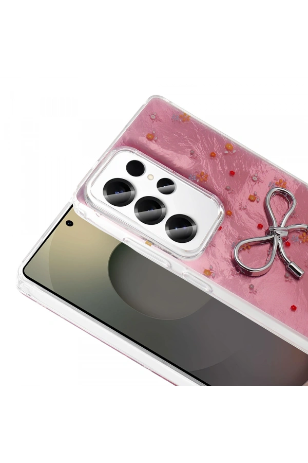 Galaxy S24 Ultra Kılıf Kamera Korumalı Figürlü Zore Ponti Silikon Kapak