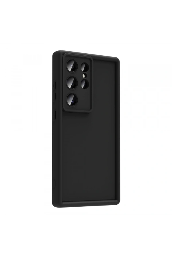 Galaxy S24 Ultra Kılıf Kamera Korumalı Zore Ananas Kapak