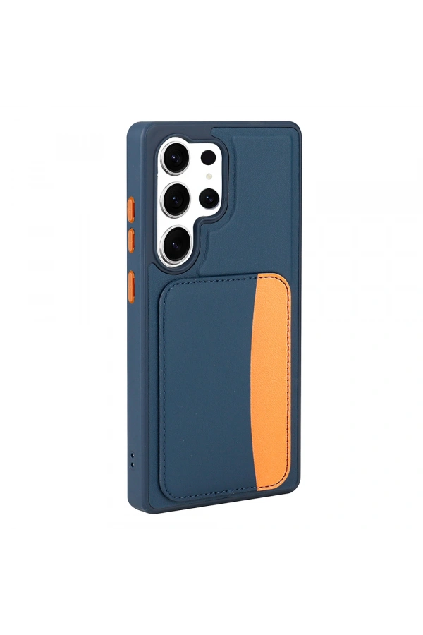Galaxy S24 Ultra Kılıf Kartlıklı Zore X-Kart Silikon Kapak