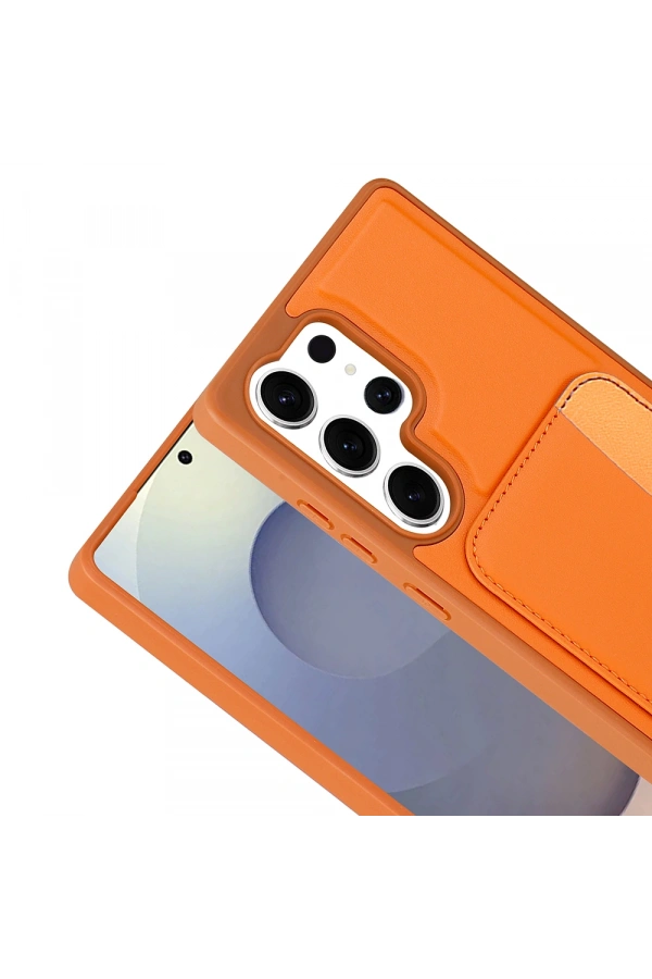 Galaxy S24 Ultra Kılıf Kartlıklı Zore X-Kart Silikon Kapak